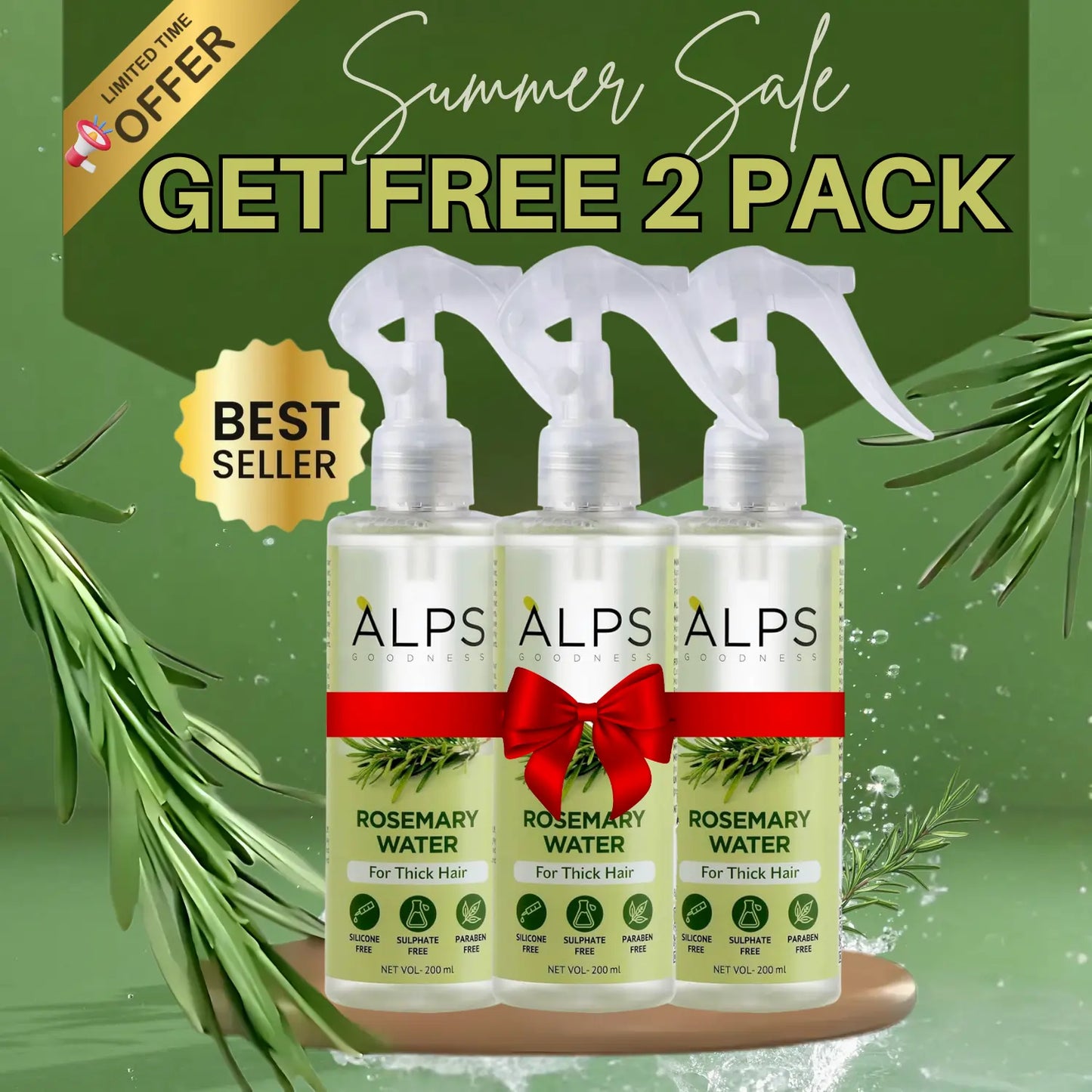 🌿Alps Goodness™ - Rosemary Water Hair Spray For Regrowth | Buy 2 Get 1 Free✨